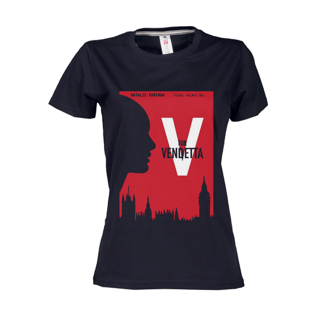 Ženska majica V for Vendetta Print 1