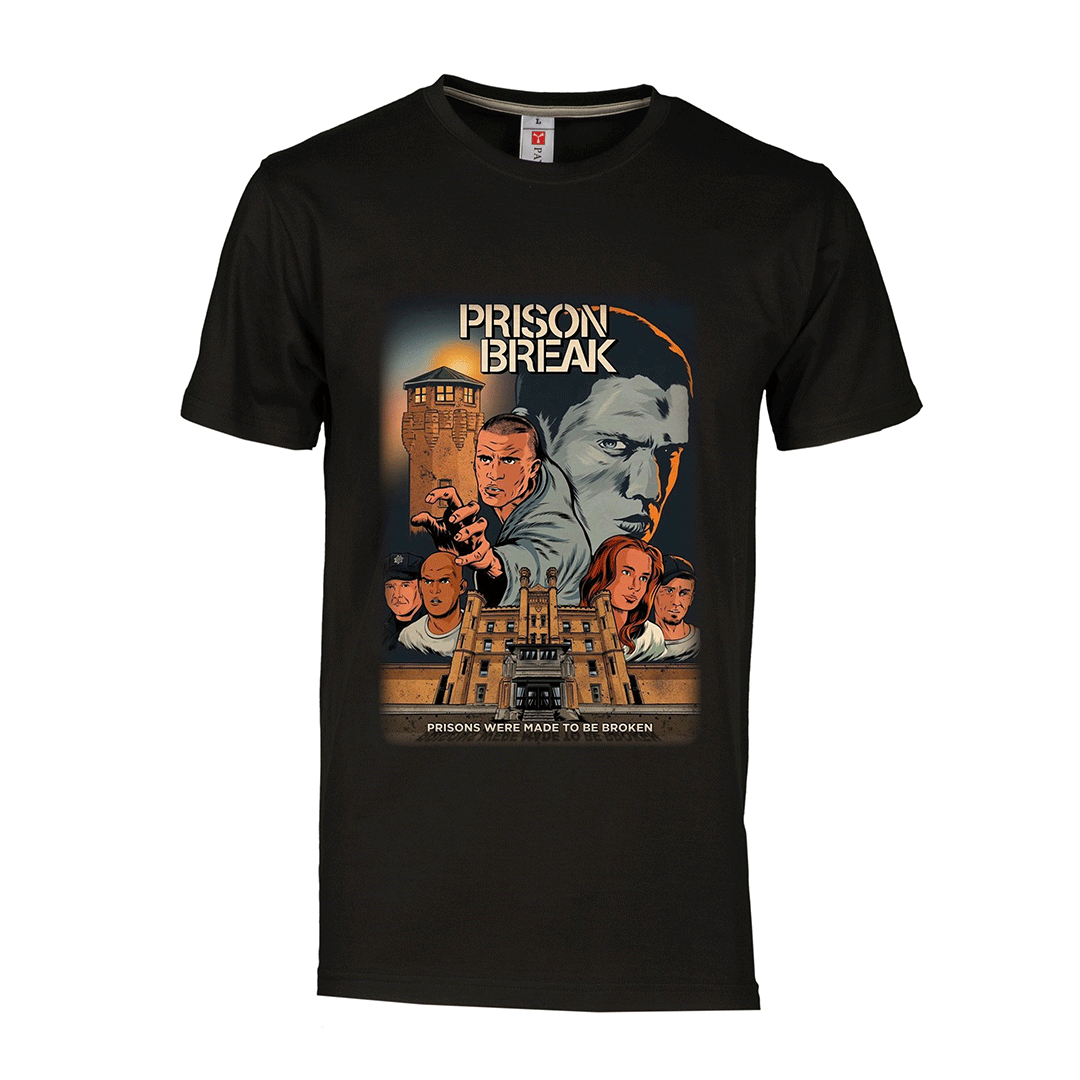 Muška majica Prison Break Print 1