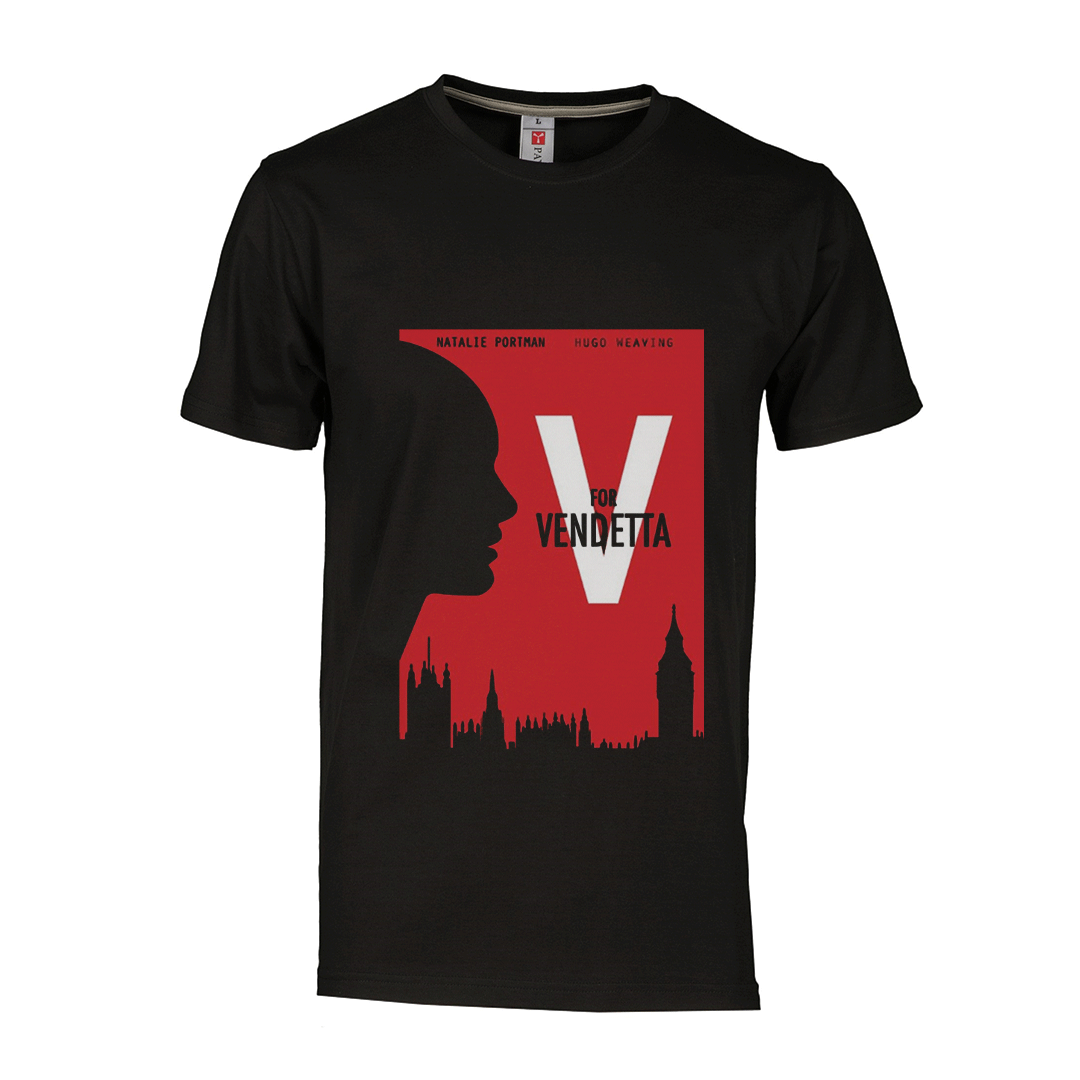 Muška majica V for Vendetta Print 1